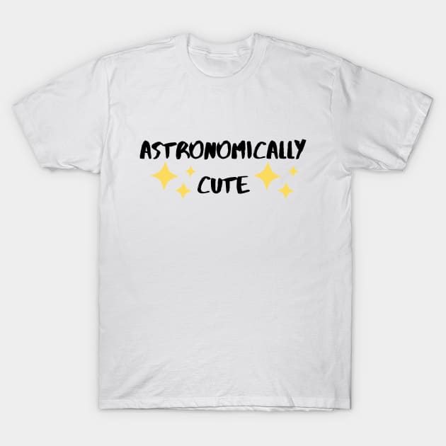 Astronomically Cute, Stars T-Shirt by Valentin Cristescu